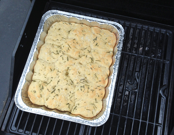Baked Focaccia on the Grill